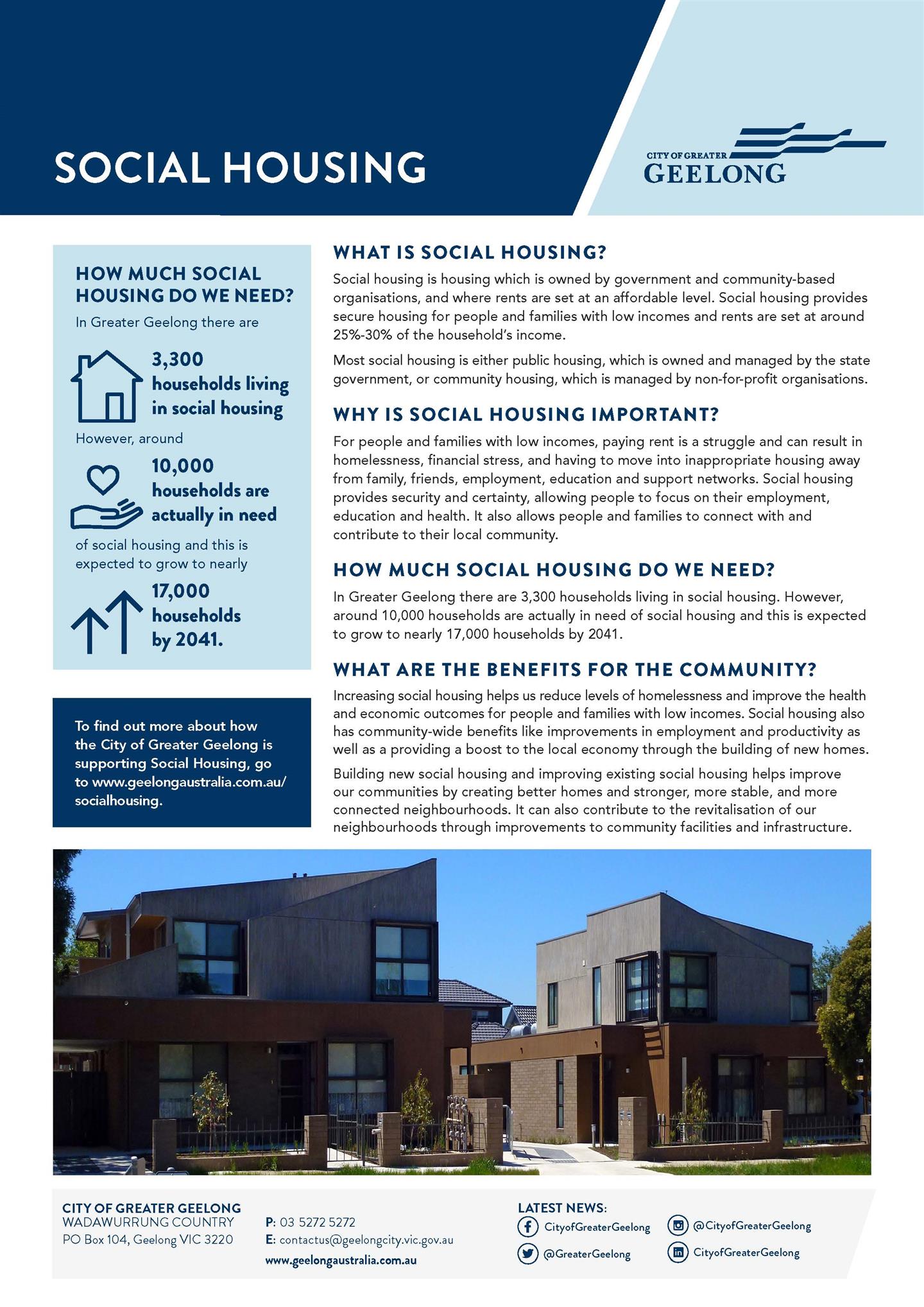 Social housing fact sheet