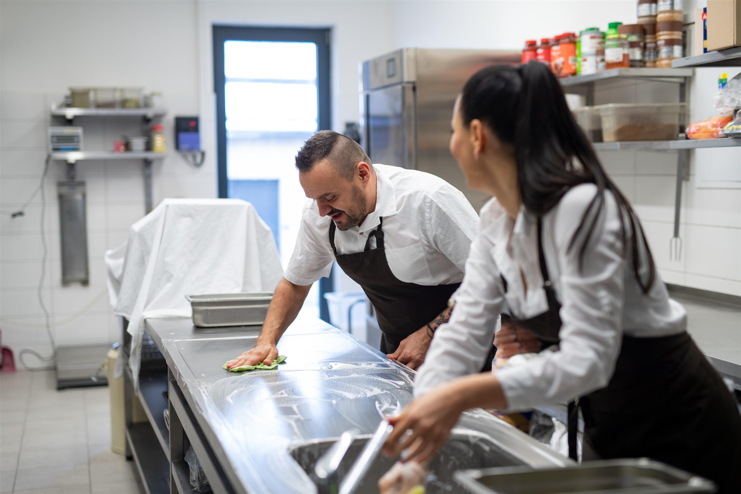 Kitchen cleaning