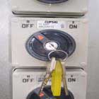 Light lock in the off position
