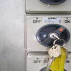 Light lock in the on position