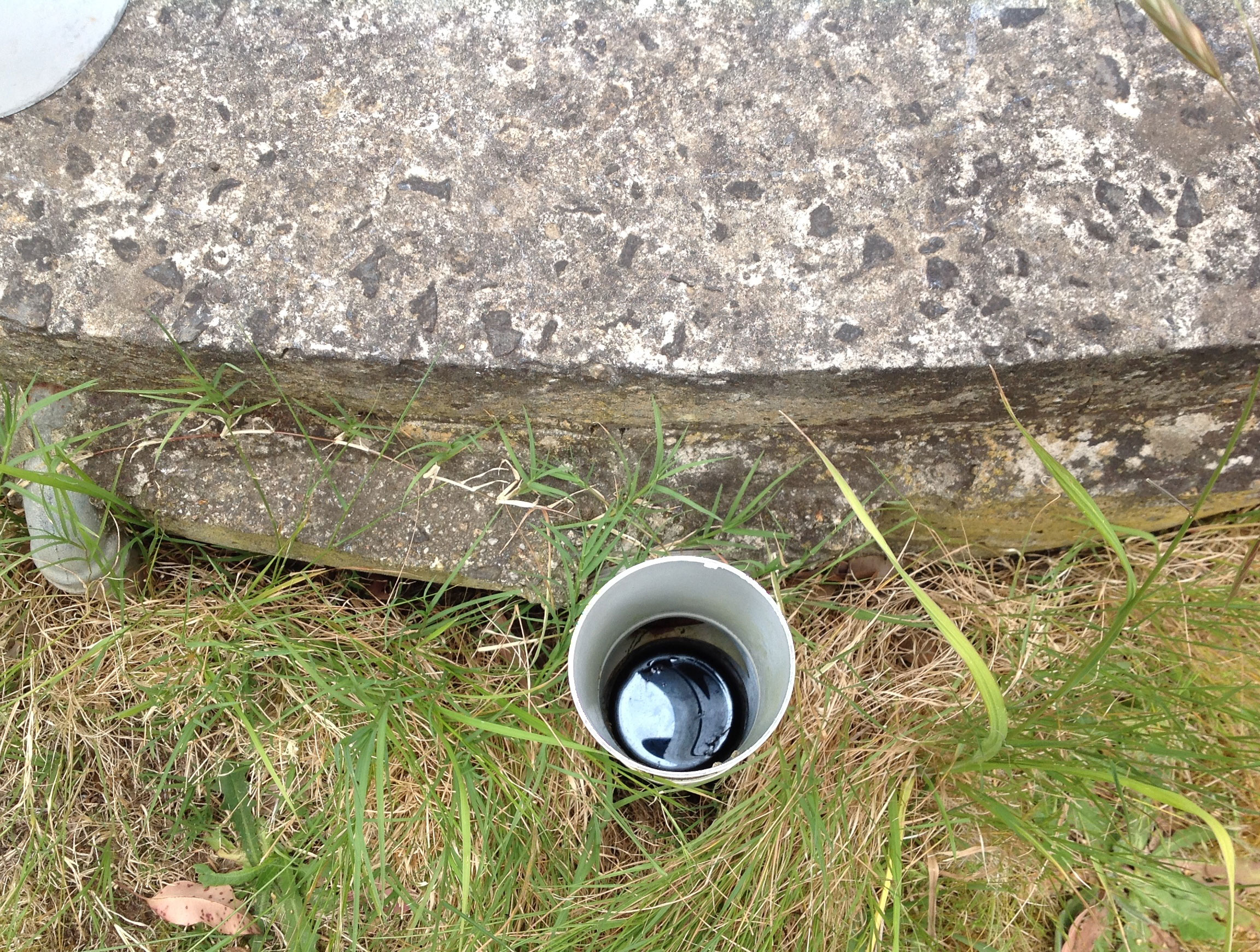 Inlet pipe to water tank - mosquitoes could breed here