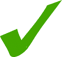 tick symbol - denoting acceptable