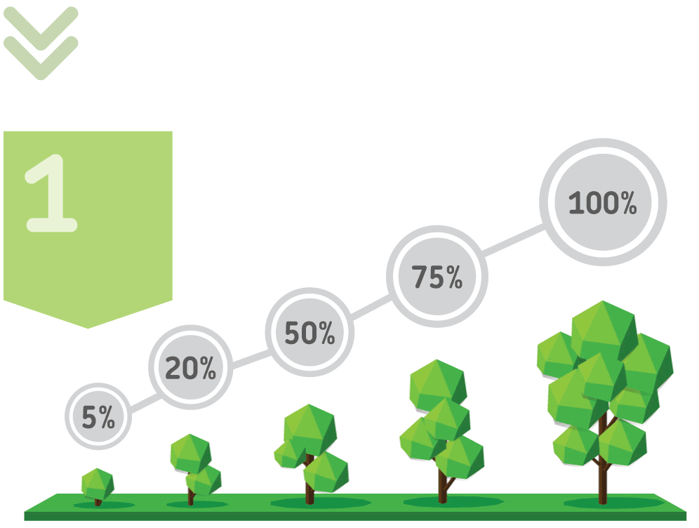 Set key targets for the performance of the public urban forest.