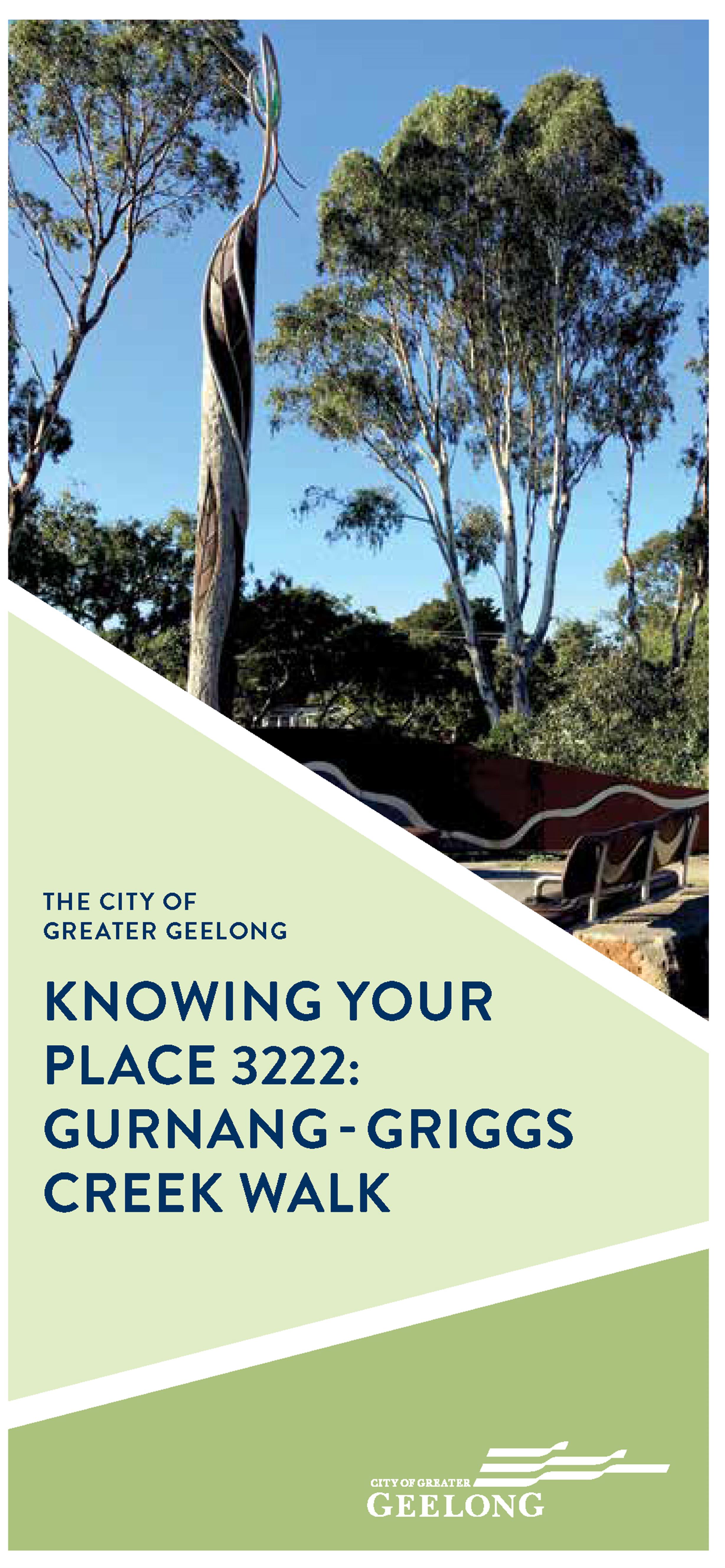 Knowing Your Place 3222 Griggs Creek Walk Front Cover - Clifton Springs