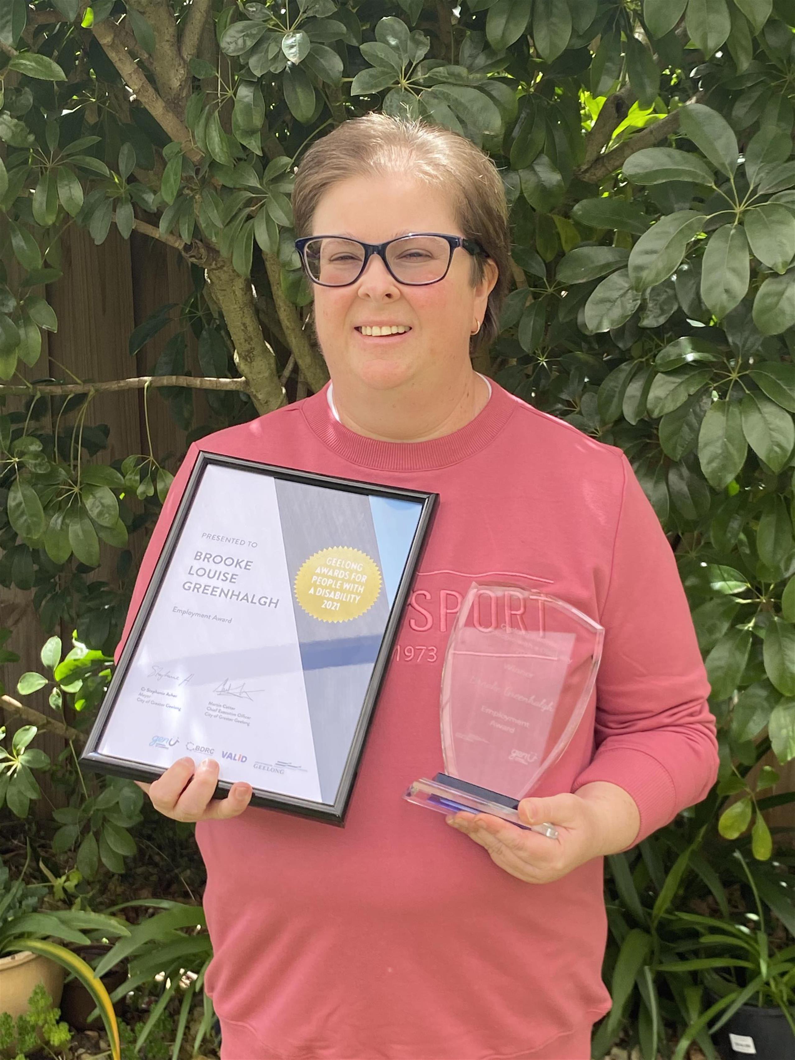 Brooke Louise Greenhalgh - Brooke Louise Greenhalgh - Employment Award winner 2021