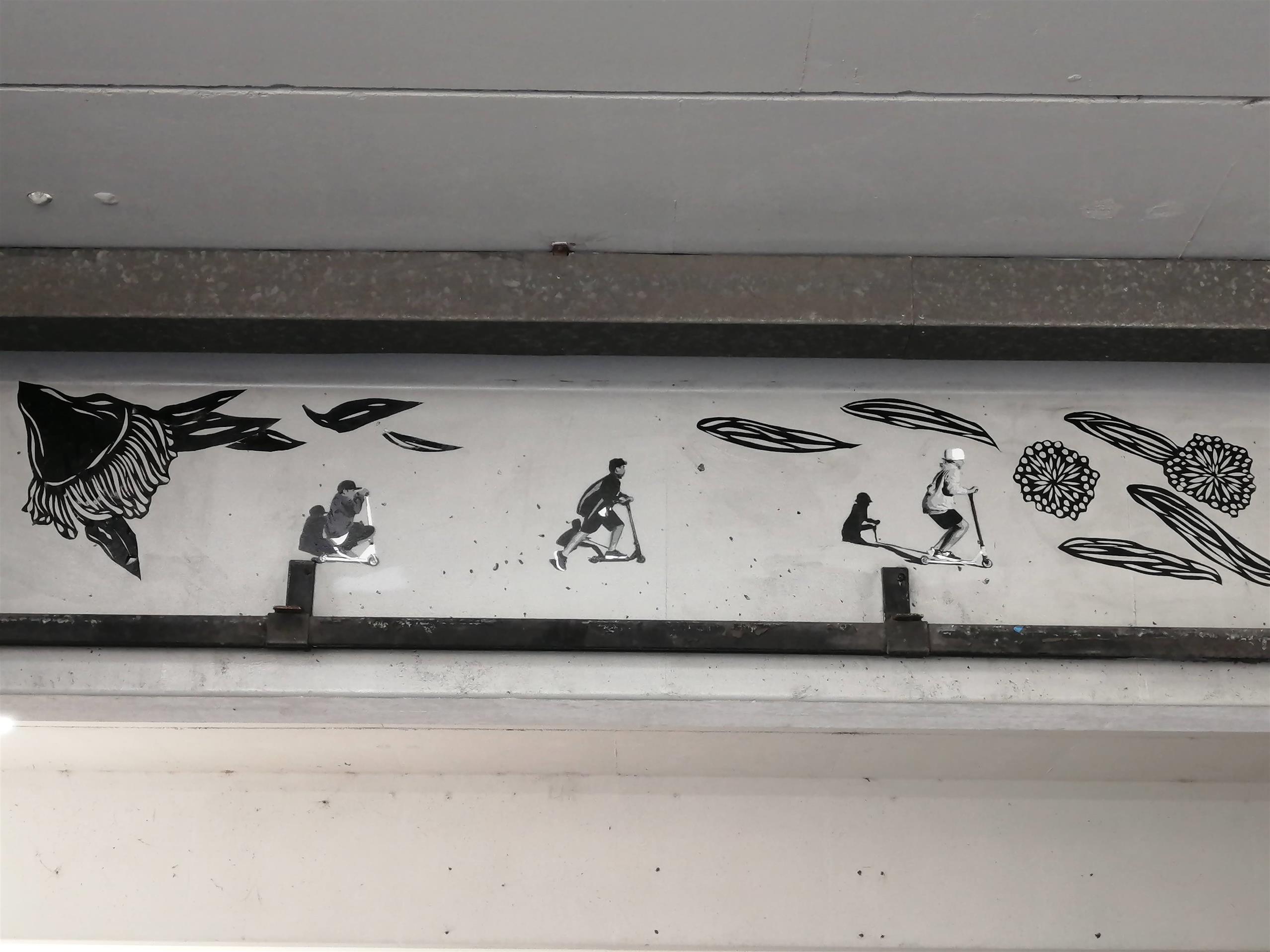 Vkm Three Scooter Boys - VKM Stencil Trail