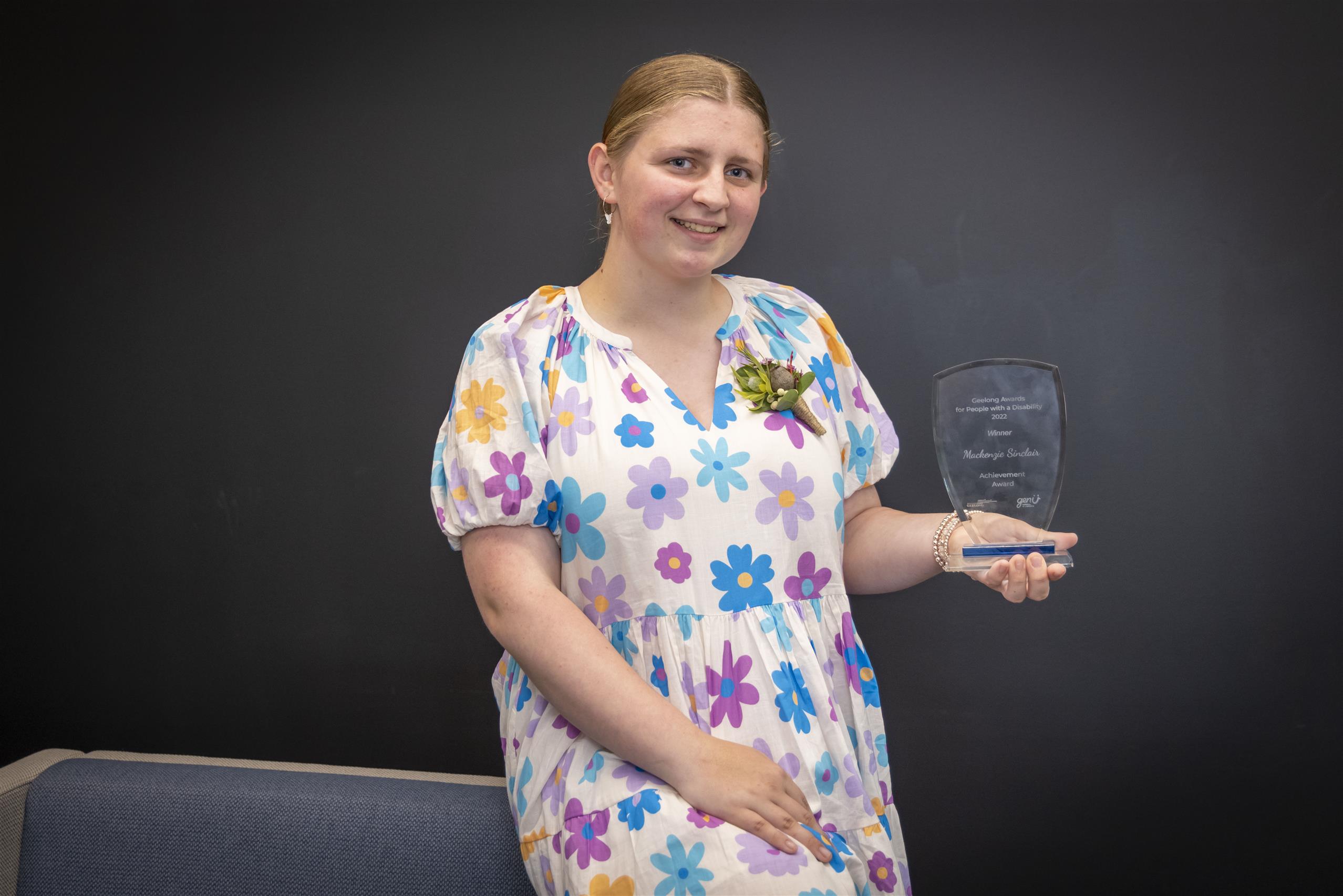 Mackenzie Sinclair Winner - Mackenzie Sinclair - Volunteering Award Winner 2022