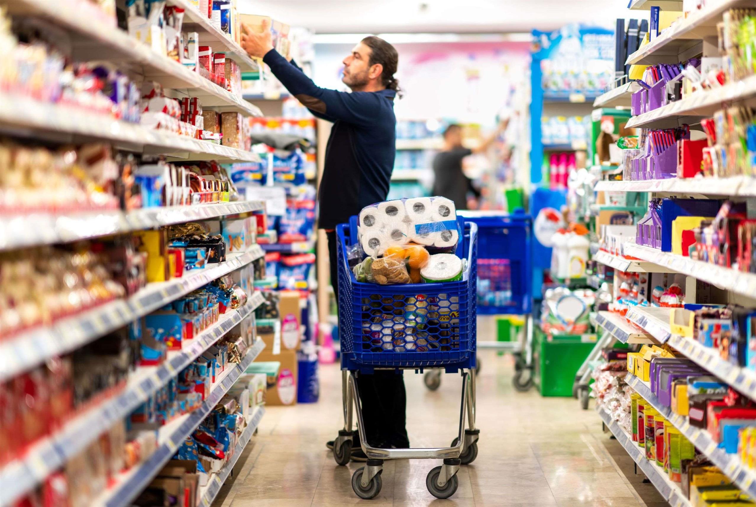 Supermarket Shop Recycled Rethink - Choose recycled products and packaging