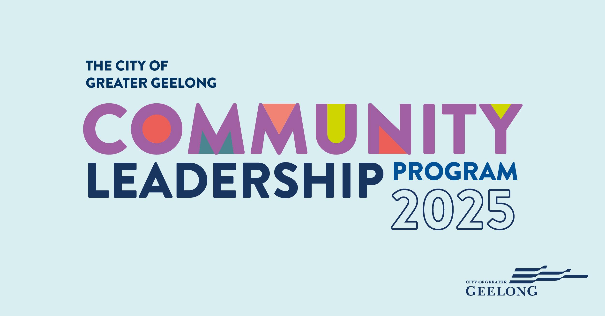 20240731 City of Greater Geelong Clp Banner 144Ppi - Community Leadership Program