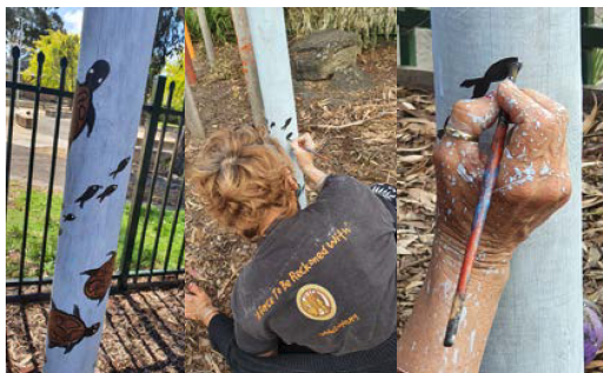 Aboriginal Art at Whittington Child and Family Centre
