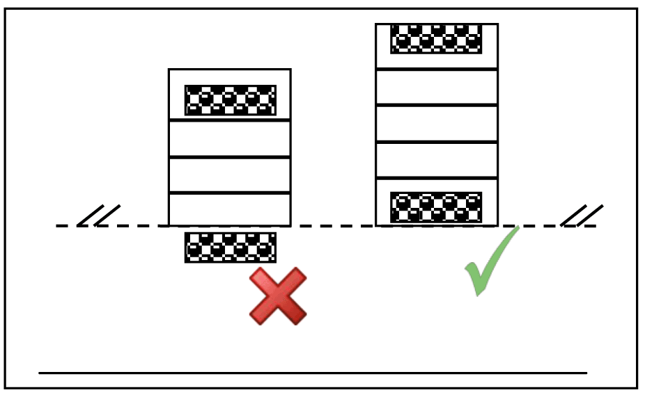 Figure 15 Staircase Perpendicular to Title Boundary