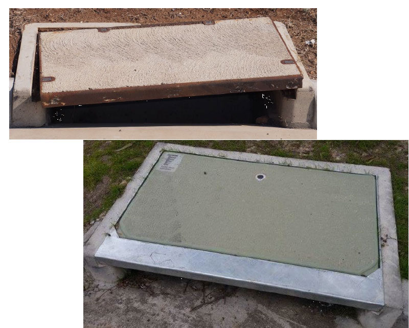 Example of a Terra-Firma Pit Lid retrofit
