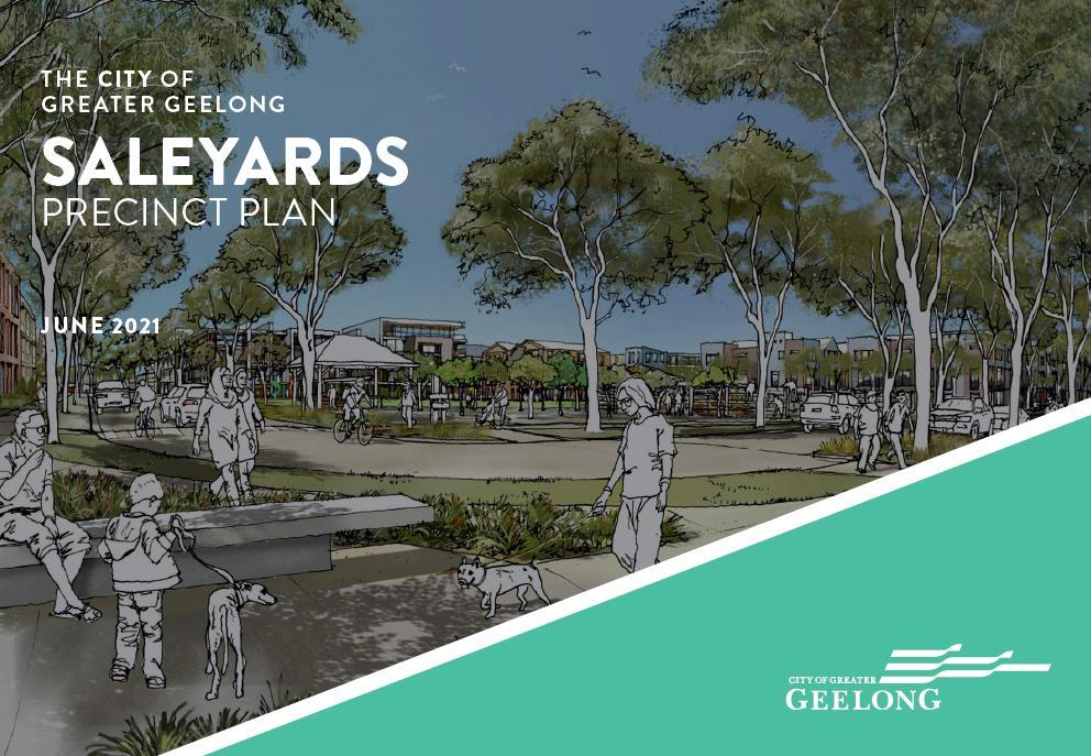 Saleyards Precinct Plan front cover