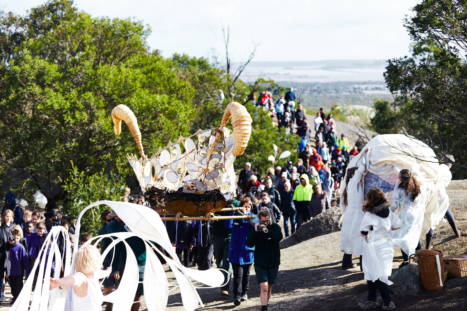Mountain to Mouth (M~M) biennial extreme-arts walk
