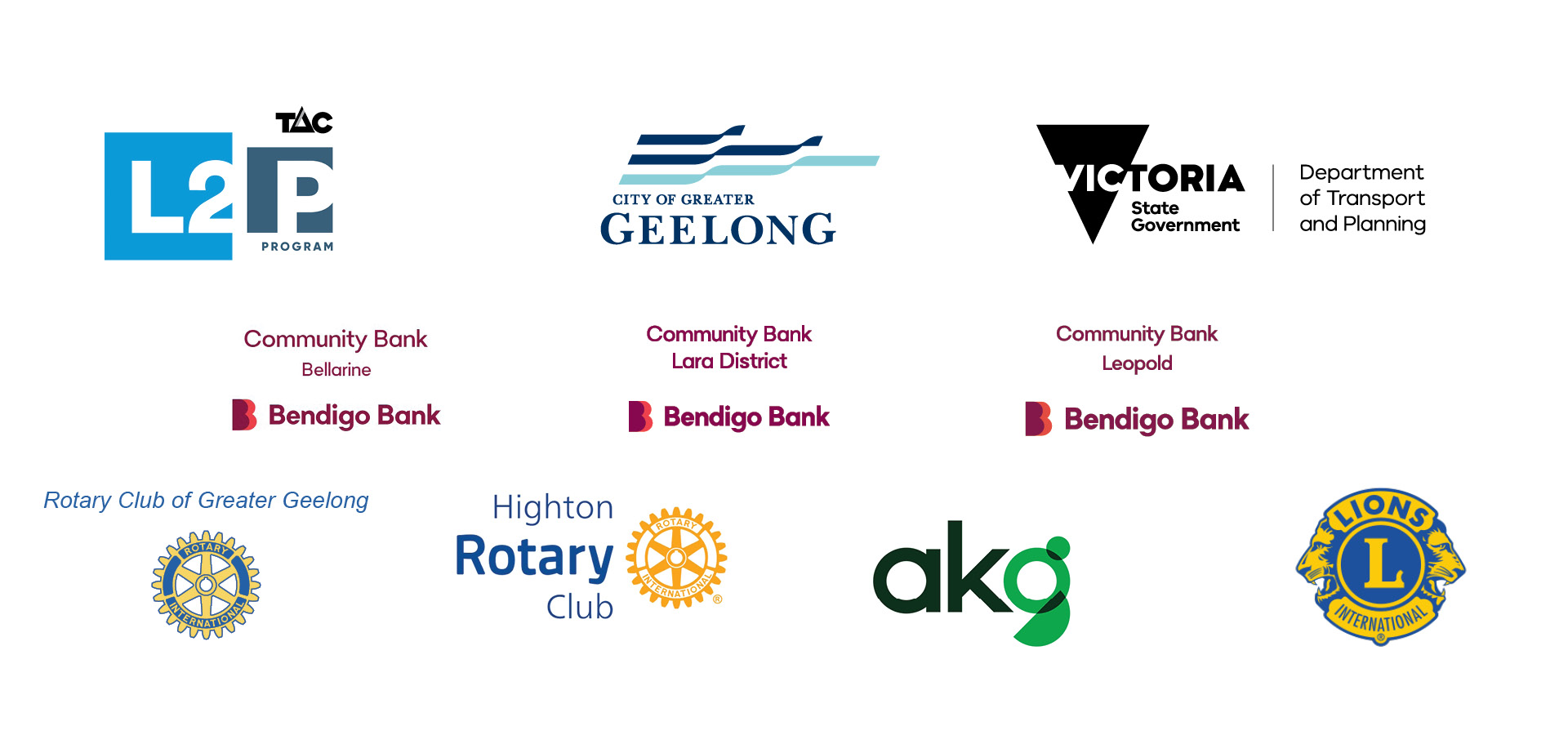Proud Supporters of the Geelong TAC L2P Program