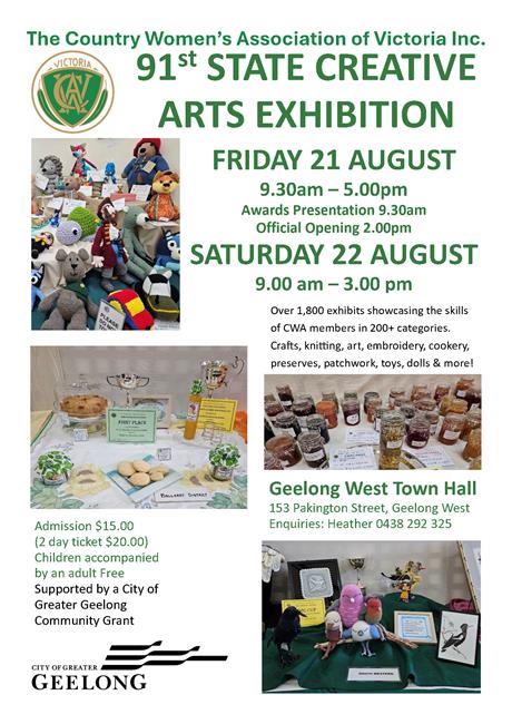 Image of Country Women's Association flyer