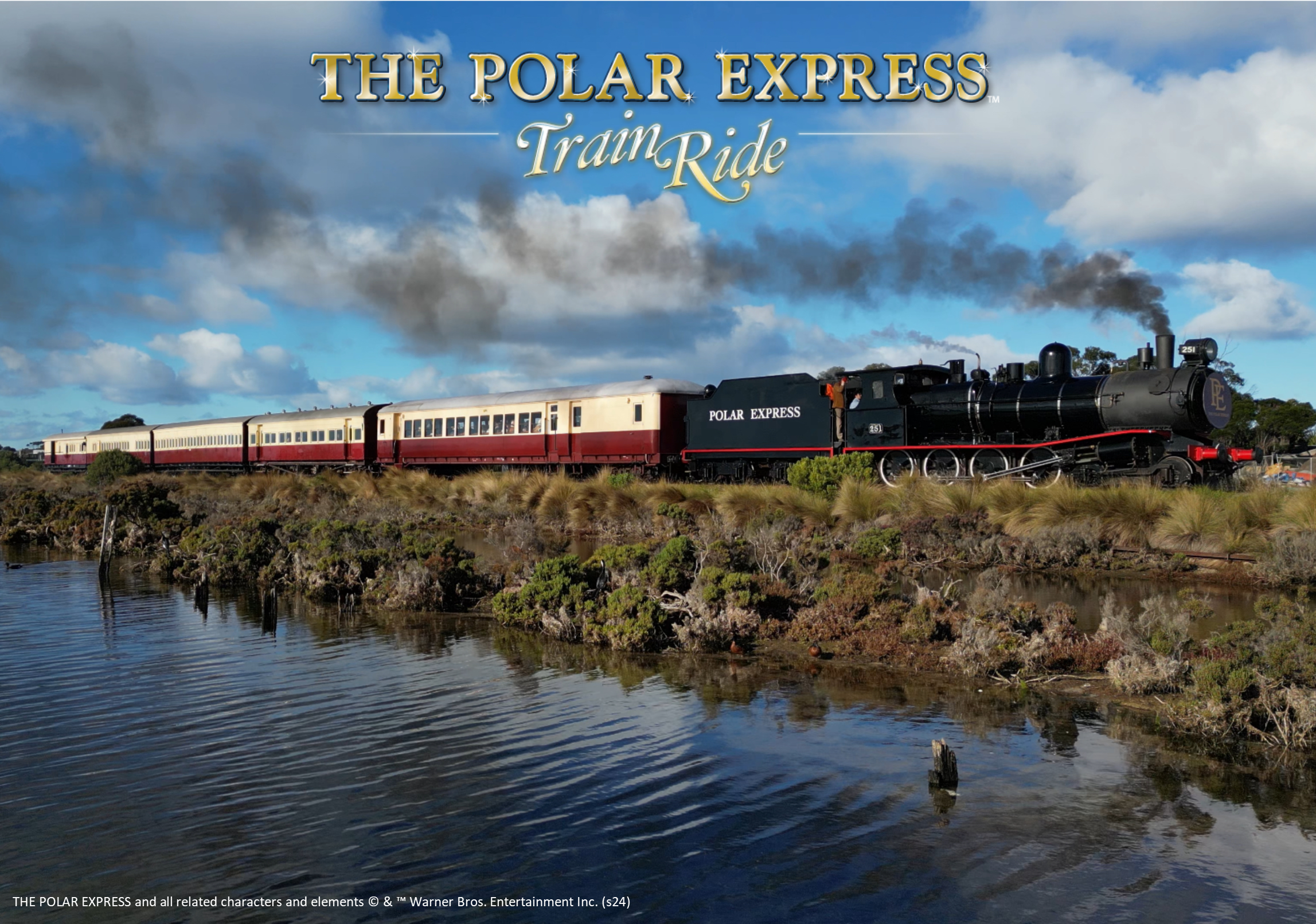 Image of the Polar Express train ride