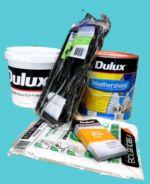 Items included in paint voucher graffiti assistance offer.