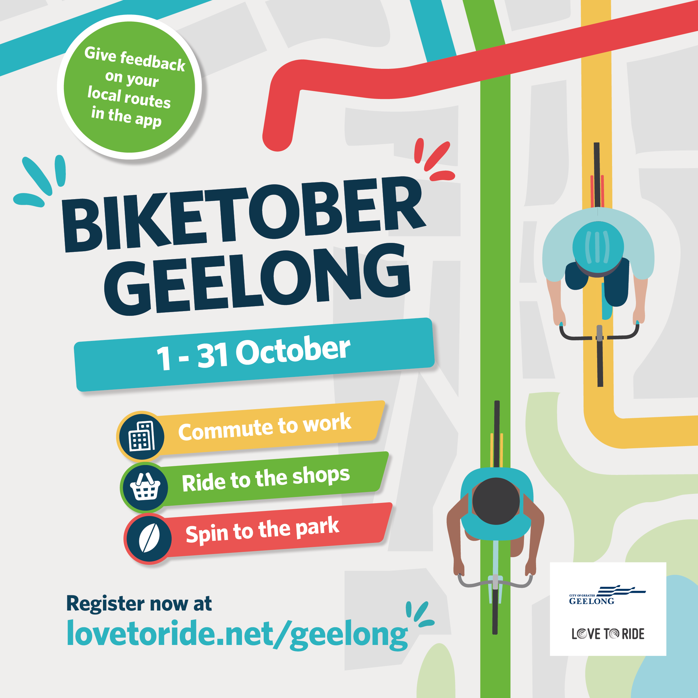 Biketober Geelong flyer