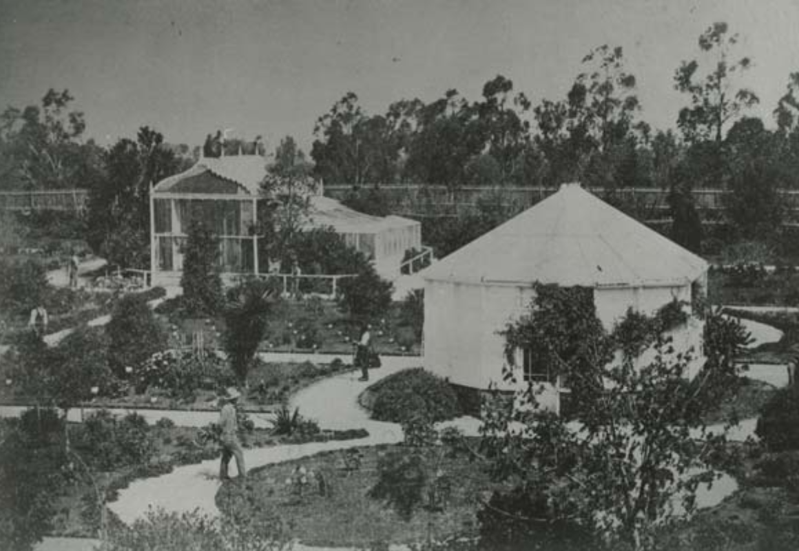 Geelong Botanic Garden circa 1887.