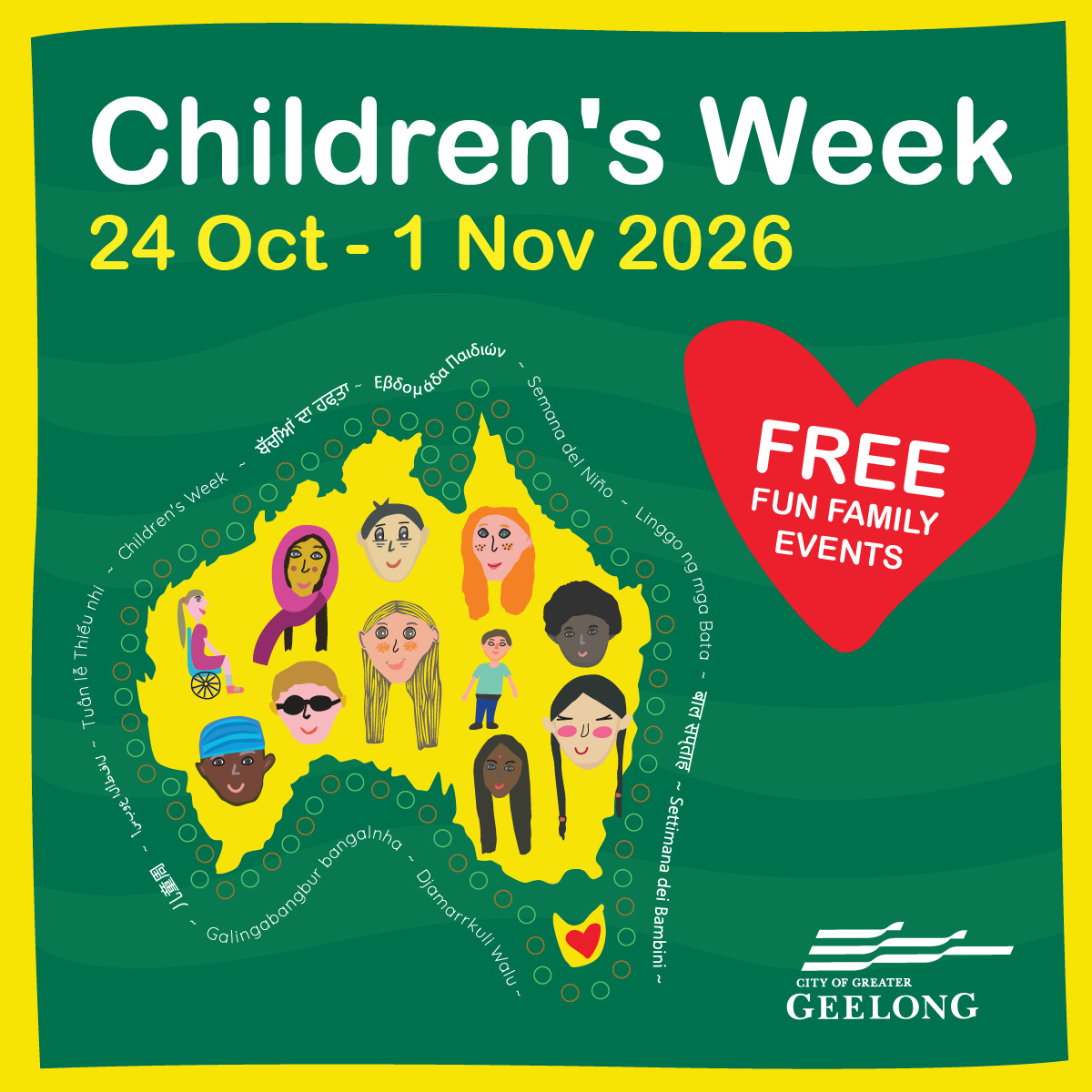 Families invited to celebrate Children's Week in Geelong | Mirage News