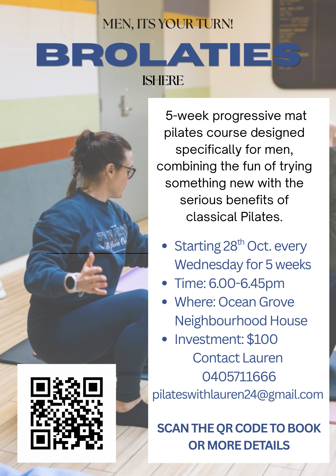 Person teaching Pilates