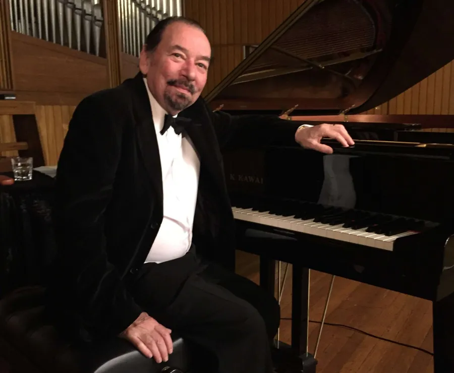 Pianist-comedian David Scheel will perform "Don't Shoot Me I'm Only the Piano Player' at the Potato Shed on Sunday, 25 February