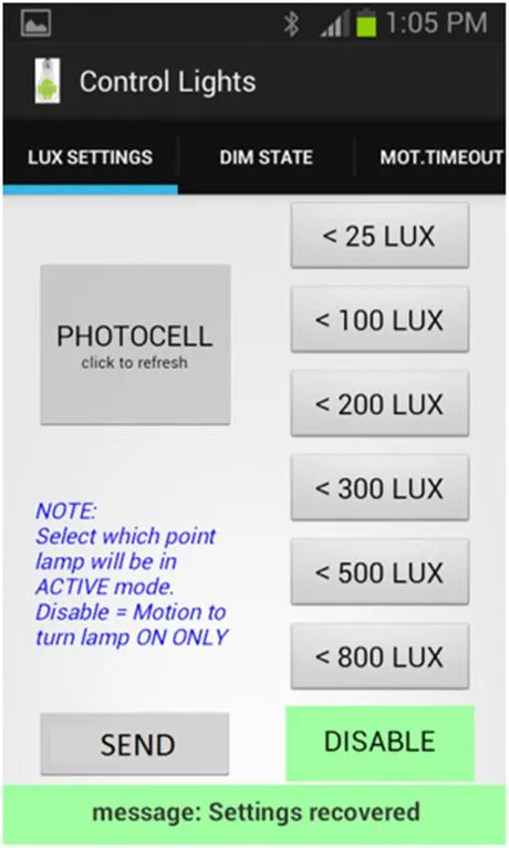 Caronlab LED Control App