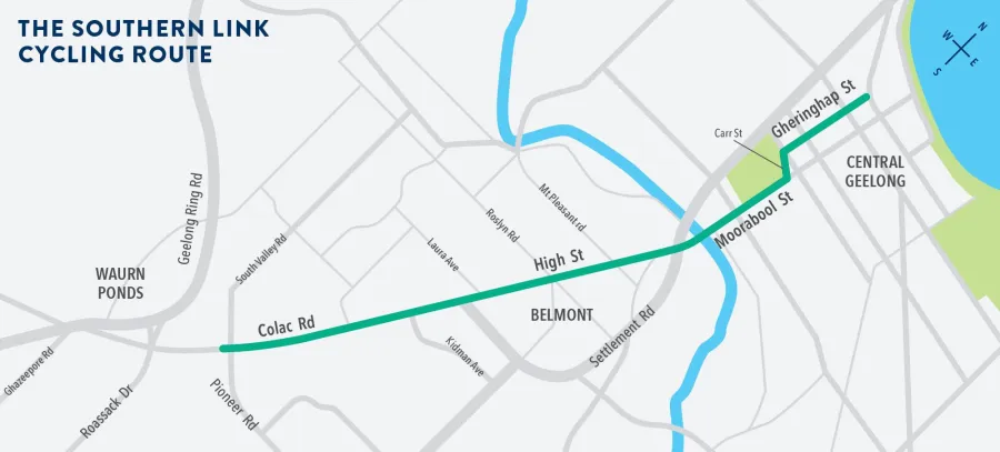 City of Greater Geelong Betterbikelanes Southernlink[1] - Building Better Bike Connections
