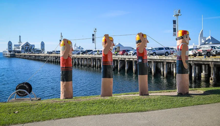 Geelong Bollards near Cunningham pier