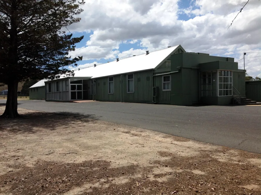 Anakie Hall Carpark And Front Fo Building - Committee-managed halls