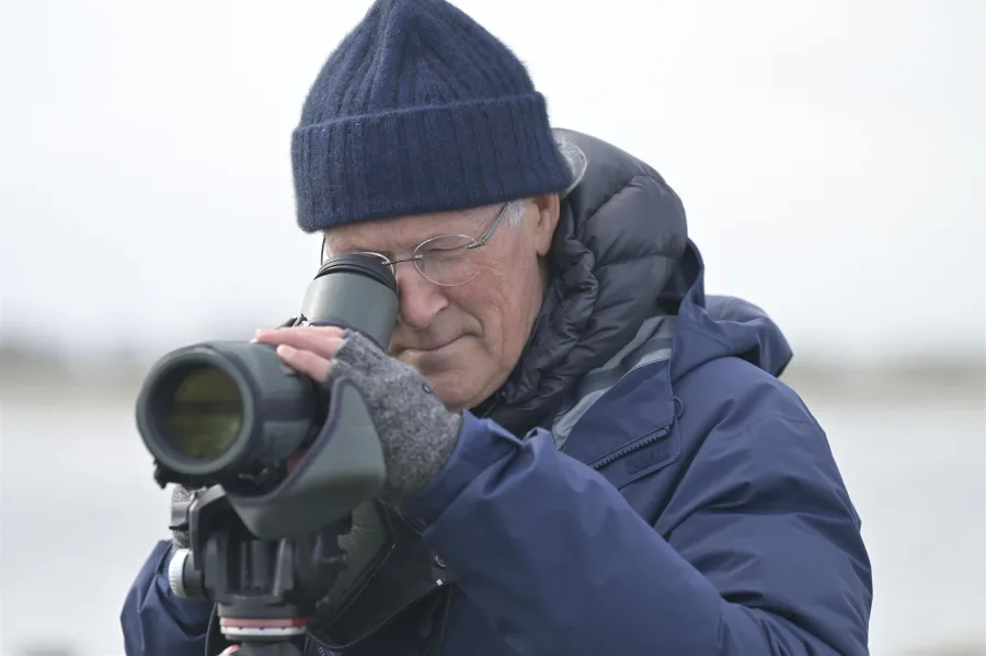 Geelong Field Naturalist Craig Morley at Sparrovale Reserve