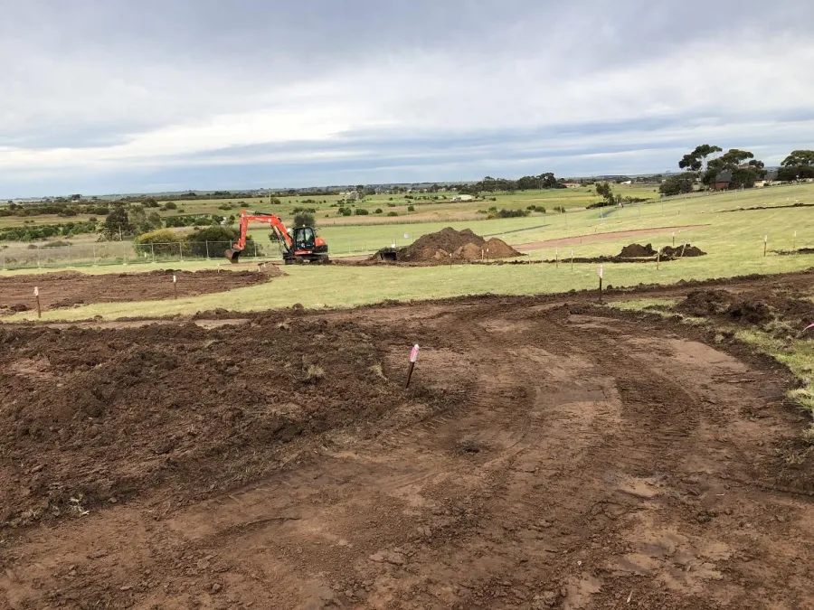 Construction of Lara Dog Park - the project begins.