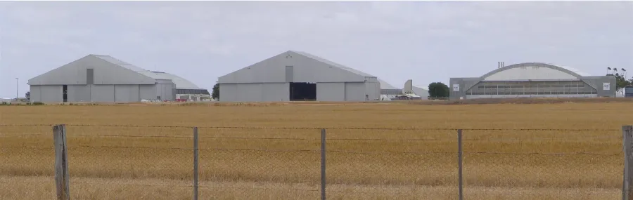 ACS - Existing aircraft hangers at Avalon Airport