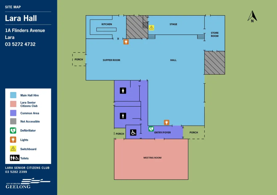 Lara Hall Map - Lara Hall