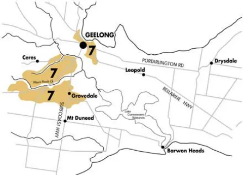 Zone7Map - Limestone Plains and Hills indigenous plants