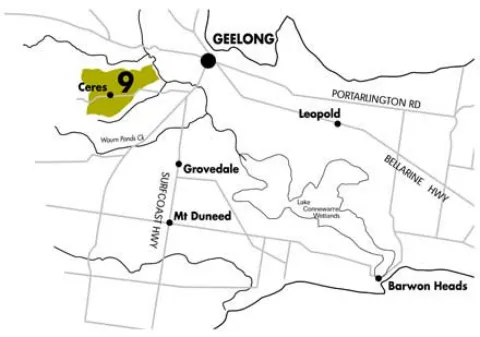 Zone9Map - Barrabool Hills indigenous plants