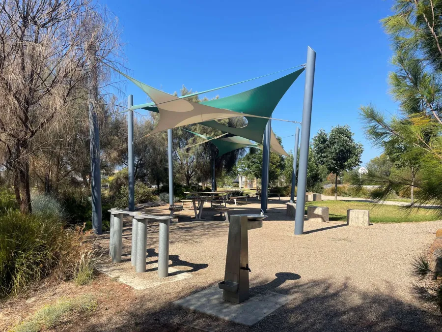 Nature Street Park shade area