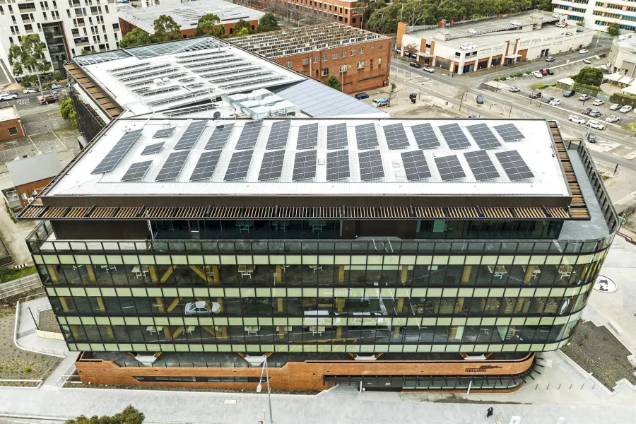 Civic precinct from the sky
