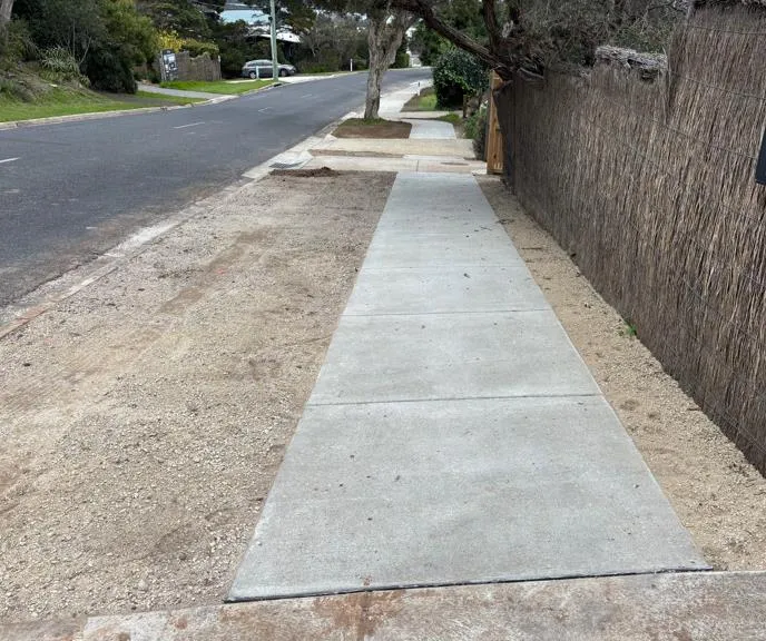 Updated footpath - The Parade, Ocean Grove