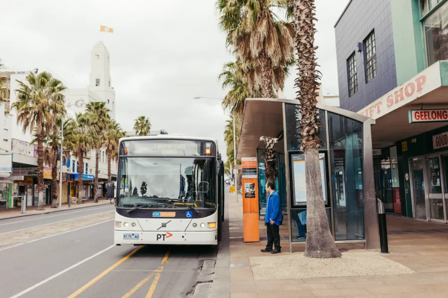 Moorabool St bus stop Moorabool St bus stop
