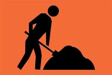 Roadworks warning Roadworks warning