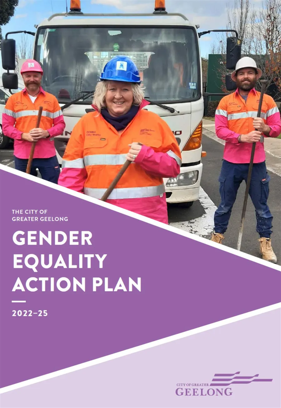 Gender equality action plan Gender equality action plan front cover