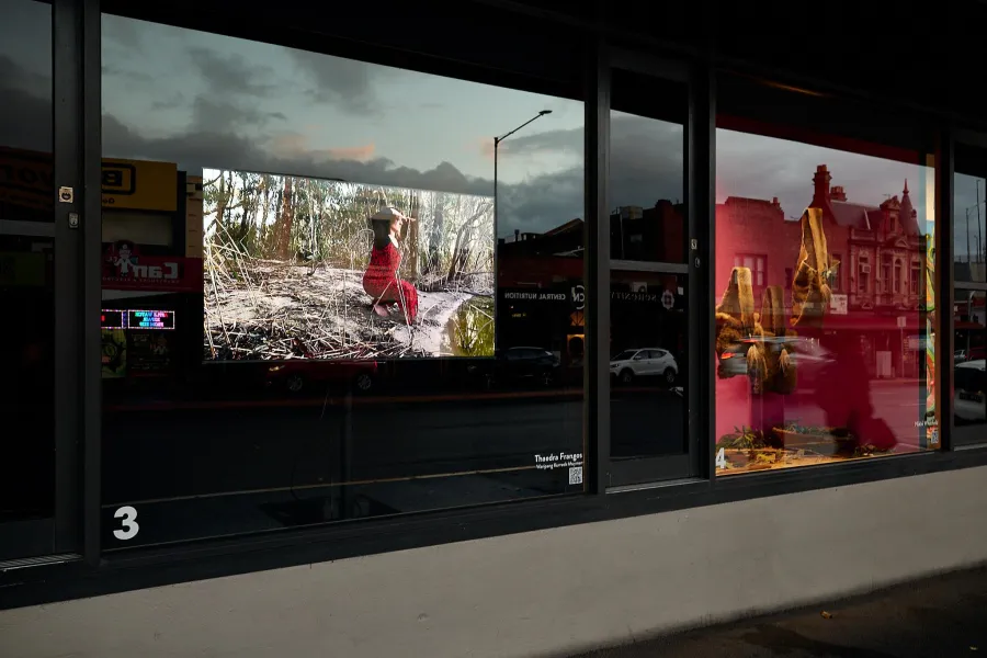 Image of artwork in the Yarra Street Window Gallery