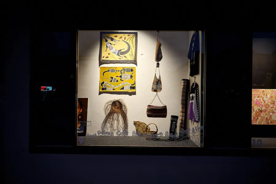 Image of artwork in the Yarra Street Window Gallery