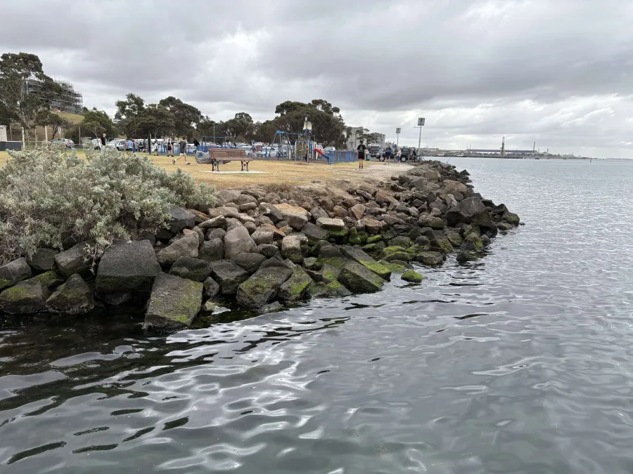 Southern Section of St Helen's Seawall Southern Section of St Helen's Seawall