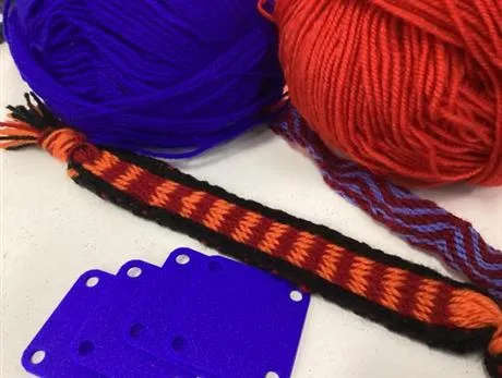 Woven bookmark