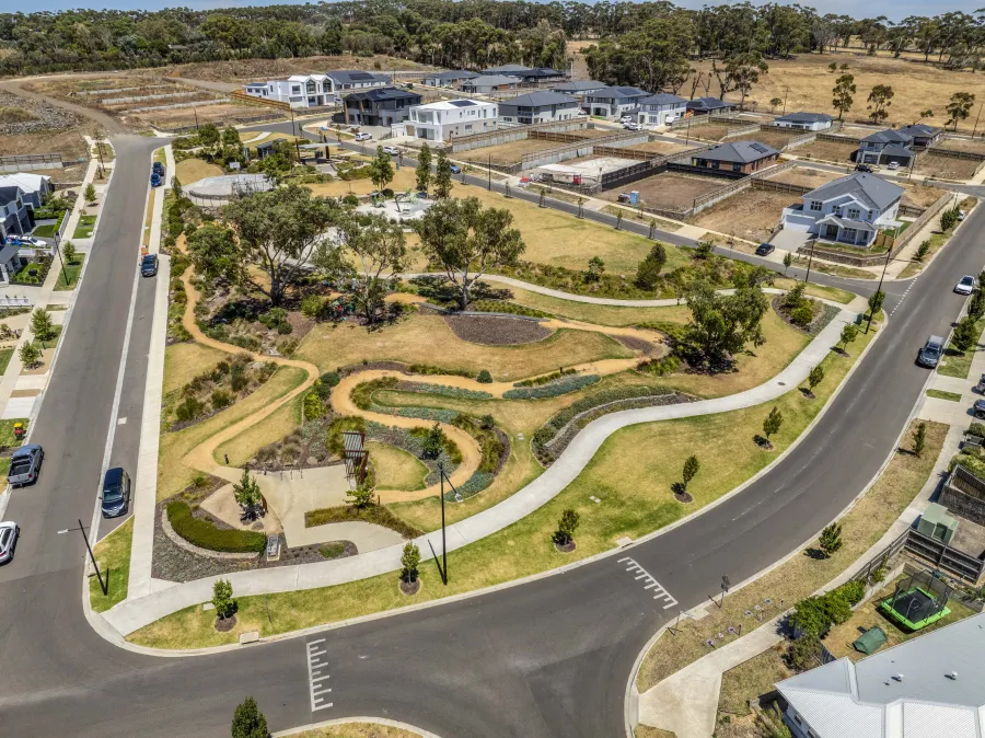 McCubbin Drive Park Drone view