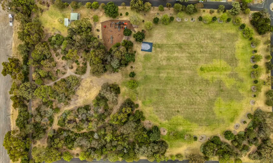 Kevin Kirby reserve Herne Hill_004 Birds eye view of Kevin Kirby Reserve