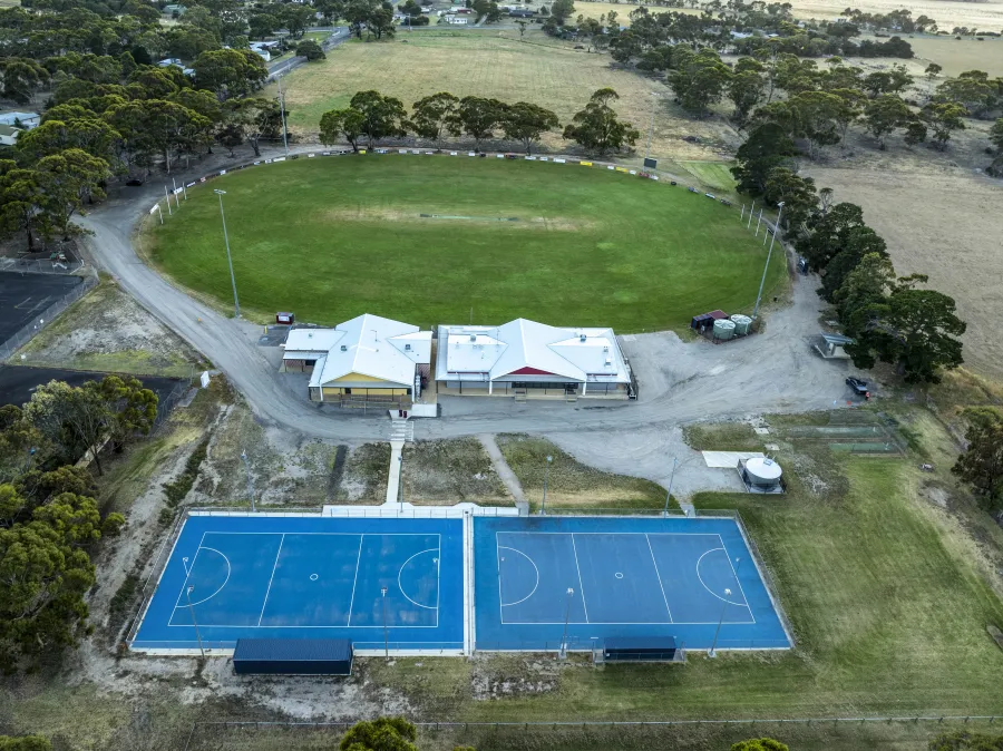 Anakie Reserve drone image